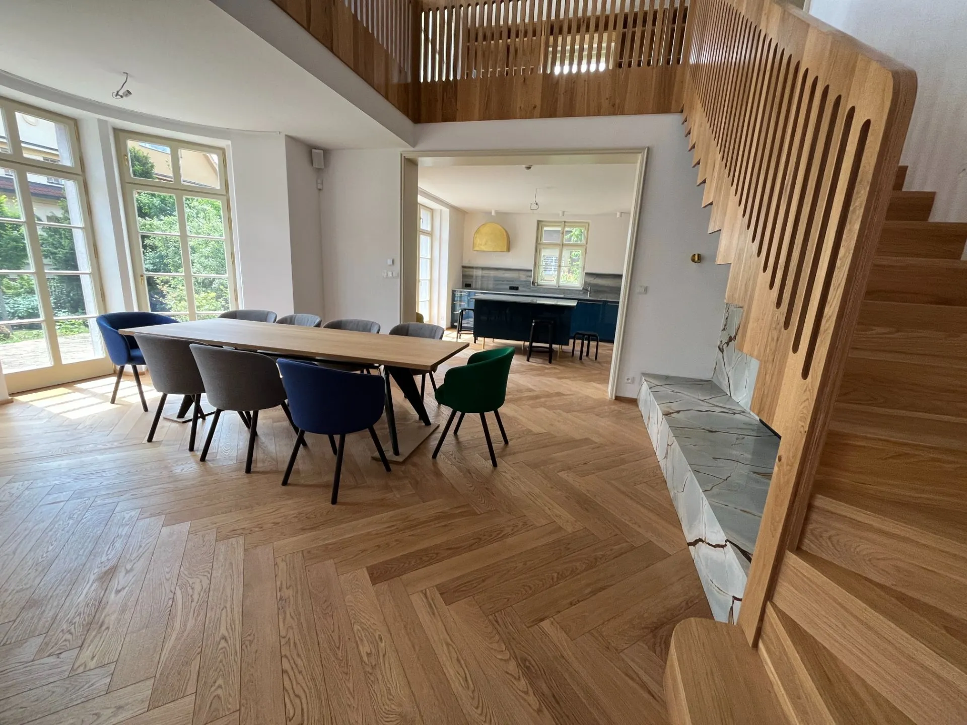 Dřevěné parkety dub natur stromeček